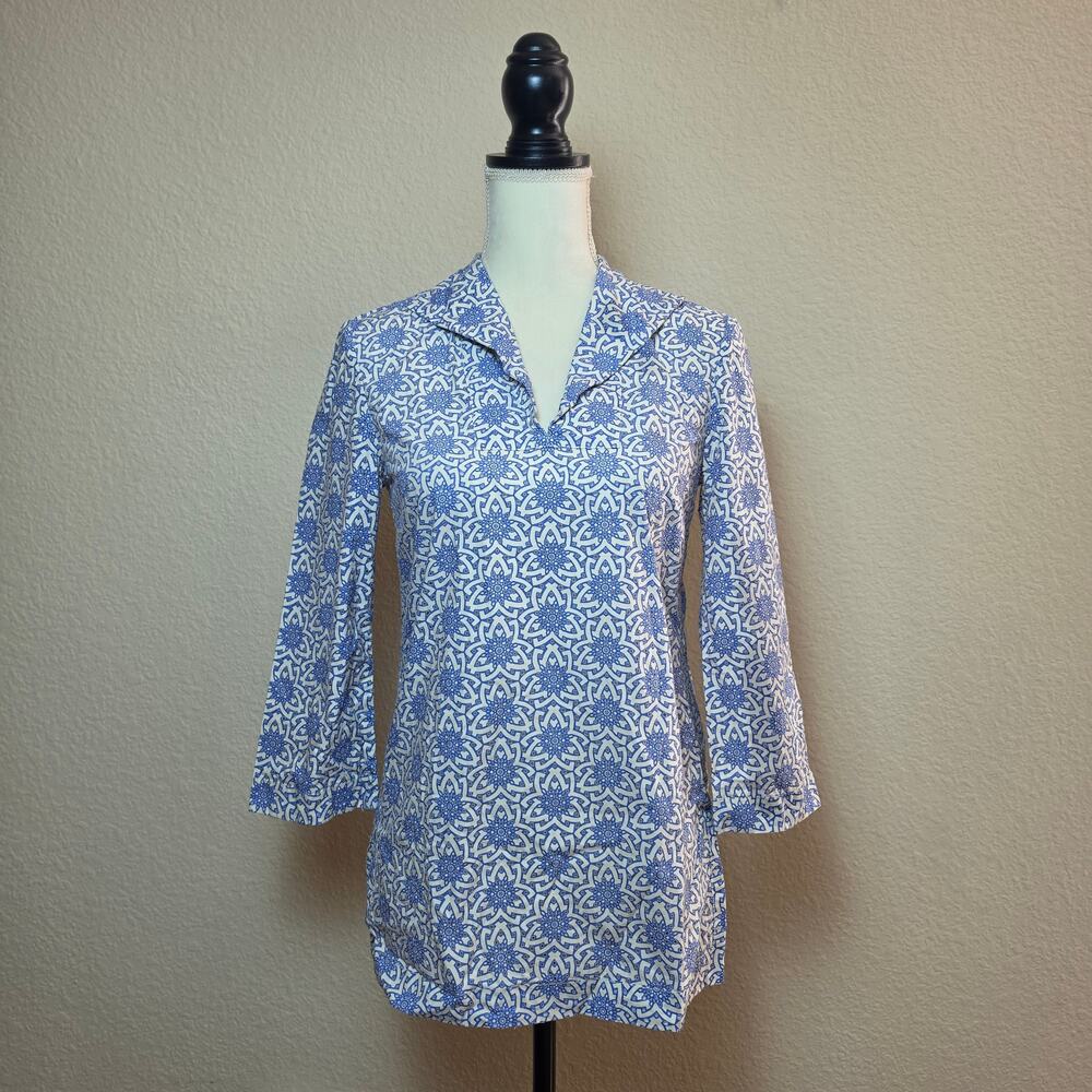 Tory Burch Gretchen Eyelet Tunic Top 2